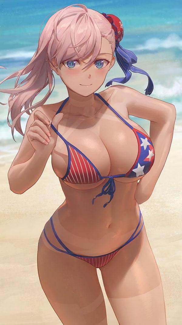 Tổng hợp ảnh nữ anime sexy gợi cảm bikini 110